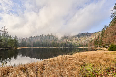 Gemeinde Sankt_Oswald-Riedlhütte Landkreis Freyung-Grafenau Großer Rachel Rachelsee (Dirschl Johann) Deutschland FRG